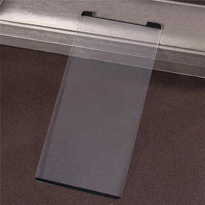 RURIHAI 0,26 mm 3D zakrzywiona folia ochronna z hartowanego szkła na cały ekran do Samsung Galaxy Note 9 (otwarcie u góry) - Czarny