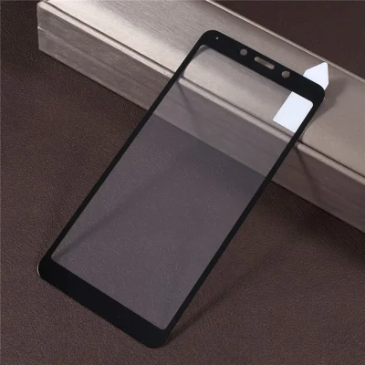 RURIHAI Solid Defense Tempered Glass Full Screen Covering Protector Film for Xiaomi Redmi 6A / Redmi 6 - Black
