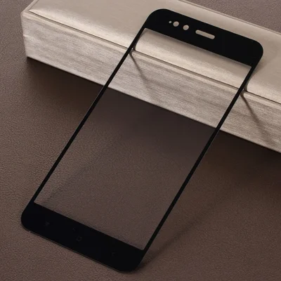 RURIHAI 0,26 mm 2.5D gebogen gehard glas volledige afmeting screenprotectorfolie voor Xiaomi Mi A1/5X - Zwart