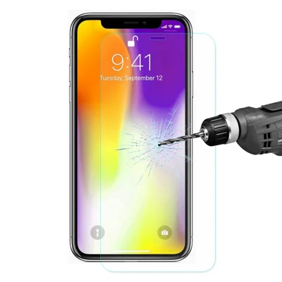 ENKAY HAT PRINCE 0,26 mm 9H 2,5D formad kant Härdat glas Skärmskydd till iPhone (2019) 6,5 tum / XS Max 6,5 tum