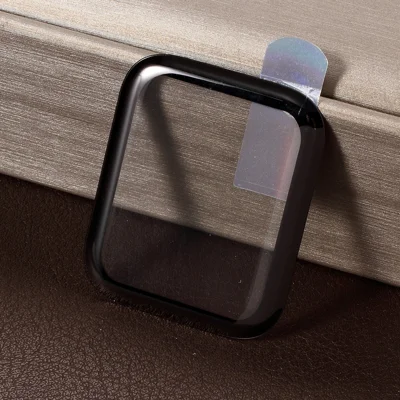 Para Apple Watch Series 4 44mm Anti-explosión 3D Protector de Pantalla de Vidrio Templado de Tamaño Completo (Pegamento Completo)