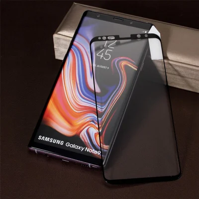 RURIHAI dla Samsung Galaxy Note9 N960 [3D wygięte pełne klejenie, pełny ekran] Ochronna szybka hartowana 0,26 mm - Czarny