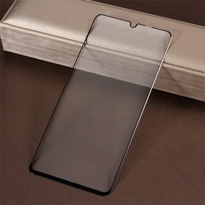 Full Covering Screen Silk Printing Tempered Glass Shield for Huawei P30 Pro - Black