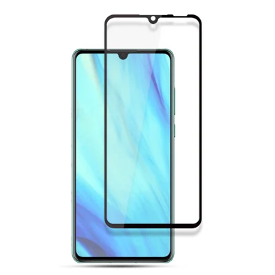 MOCOLO Silk Printing Tempered Glass Full Screen Protector for Huawei P30 - Black