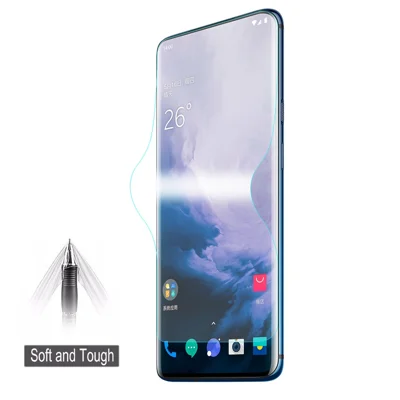 HAT PRINCE Hydrogel-Folie Weich 3D Vollständige Abdeckung Displayschutzfolie für OnePlus 7 Pro / 7T Pro