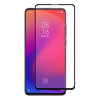 HAT PRINCE dla Xiaomi Redmi K20 / Mi 9T / Redmi K20 Pro / Mi 9T Pro, pełna klejka, pełny rozmiar, 0,26 mm, 9H, 2,5D, zakrzywione krawędzie, ochrona ekranu ze wzmocnionego szkła