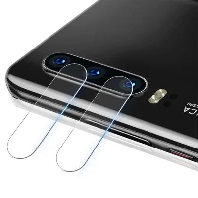 IMAK 2 шт./Упаковка Anti-scratch HD Glass Mobile Camera Lens Film for Huawei P30 -Прозрачный