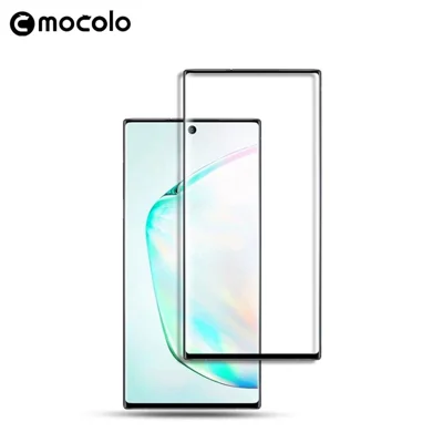 MOCOLO 3D Full Screen Curved Tempered Glass Screen Protector (avtryckslås) till Samsung Galaxy Note 10 Plus/Note 10 Plus 5G