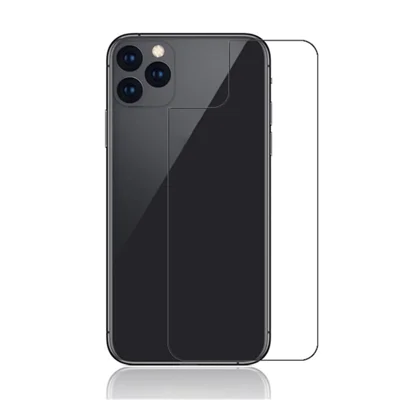 0.3mm Arc Edges Tempered Glass Back Cover Guard Film for iPhone 11 Pro Max 6.5 inch (2019)