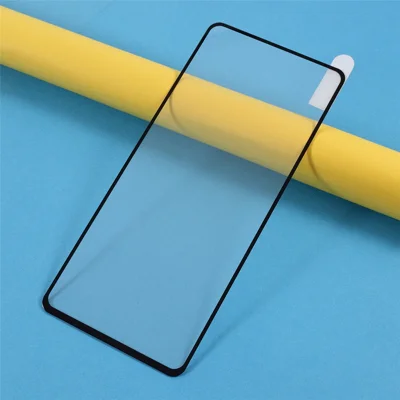 Silk Printing Full Screen Covering Tempered Glass Protector för Samsung Galaxy A81/Note 10 Lite/A91/S10 Lite