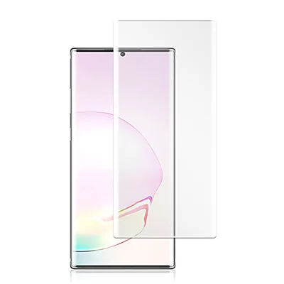 MOCOLO HD Clear 3D buet [UV-lysbehandling] Film til Samsung Galaxy Note20 Ultra/Note20 Ultra 5G, dækker hele skærmen med fuld lim, hærdfør skærmbeskytter mod ridser, boblefri