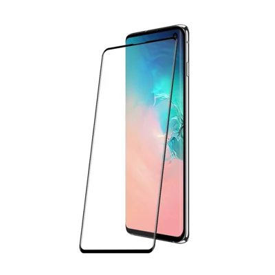 ENKAY 0,26 mm 9H 3D böjd helklistrad härdat glas skärmskydd till Samsung Galaxy S10