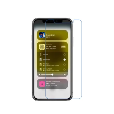 فيلم حماية شاشة LCD شفاف فائق لهاتف iPhone 12 Pro Max بحجم 6.7 بوصة