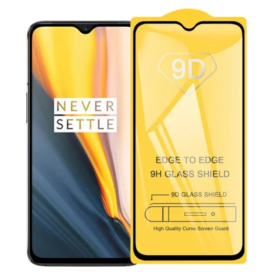 9D Volledig Dekkende Gehard Glazen Screenprotector voor OnePlus 7