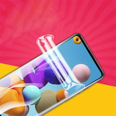 Ultra Clear Anti-Glare Soft Hydrogel TPU Full Coverage Screen Protector for Samsung Galaxy A21s