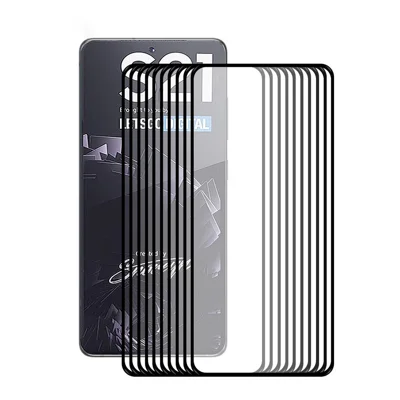 10Pcs/Set HAT PRINCE [Ultra-thin Unlock Version] 0.2mm 9H 2.5D Full Covering Screen Film Full Glue Protector for Samsung Galaxy S21 4G/5G