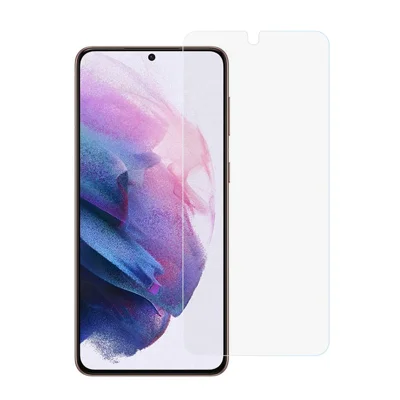 For Samsung Galaxy S21 4G/5G Shatterproof Silk Printing [Full Coverage] Tempered Glass Screen Protector [Fingerprint Unlock Version]