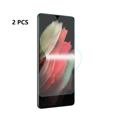 2 uds. ENKAY HAT PRINCE película hidrogel blanda 3D protector de pantalla completa para Samsung Galaxy S21 Ultra 5G