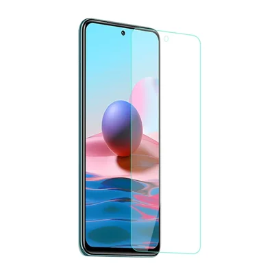 Protector de pantalla de cristal templado de 0,3 mm con borde curvo para Xiaomi Poco M5s 4G / Redmi Note 10 4G / Note 10S 4G