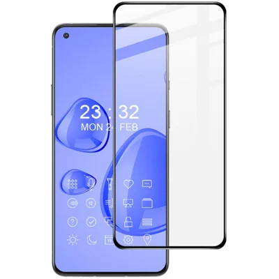 IMAK Ultra Clear Tempered Glass Fuldækkende Full Glue Skærmprotector Pro+ Version til OnePlus 9 (EU / USA / IND / KINA Version)