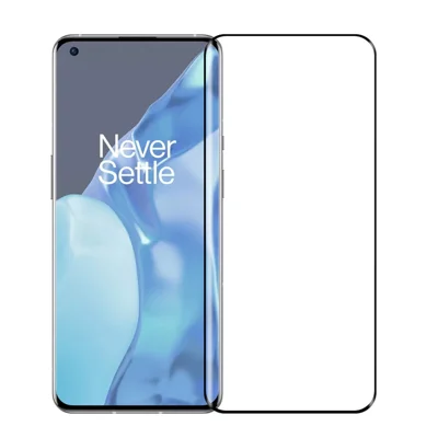 MOFI 3D Curved Tempered Glass Screen Film for OnePlus 9 Pro/10 Pro Support Fingerprint Unlock [Full Glue]