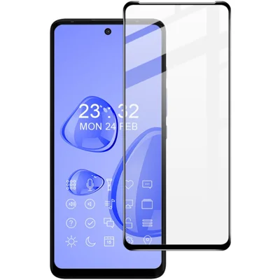 IMAK Pro+ Series for Motorola Moto G40 Fusion / Moto G60 Full Coverage Full Glue Tempered Glass Film Case Friendly Anti-Scratch Screen Protector