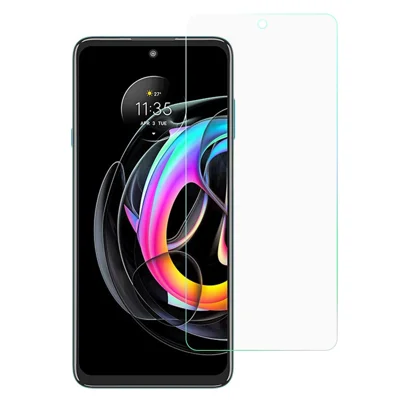 Dla Motorola Edge 20 Przezroczysta Hartowana Folia Ochronna Odporna na Zarysowania Grubość 0,3 mm Folia z Zakrzywionym Brzegiem