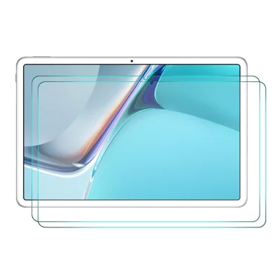 HAT PRINCE 2 st/förpackning Heltäckande Full Lim 2.5D 9H Hårdhet 0.33 mm Härdat Glasfilm Skärmskydd till Huawei MatePad 11 (2021)