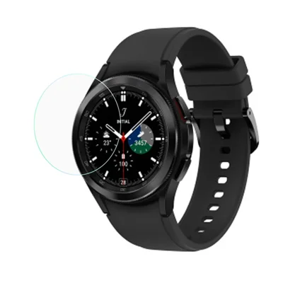 CALANS 0.3mm Arc Edge Tempered Glass Screen Protector Film für Samsung Galaxy Watch4 Classic 42mm