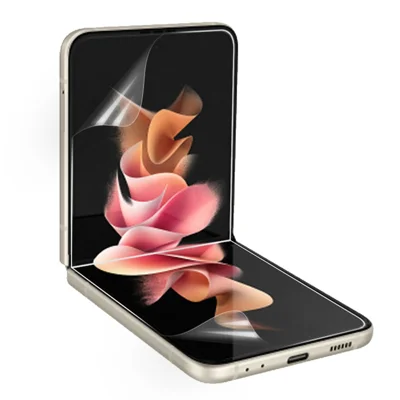 For Samsung Galaxy Z Flip3 5G Hydrogel Protective Film Full Coverage HD Clear Soft TPU Screen Protector