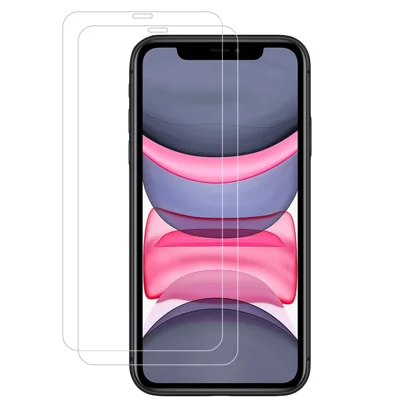 AMORUS 2 st / förpackning Skållsäker Känslig Touch Helt Limmade Härdat Glas Skärmskydd till iPhone 11 Pro 5,8 tum / X / XR 5,8 tum