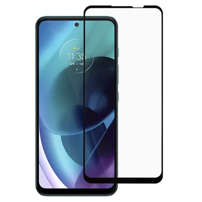Bubble-free Explosion-proof Full Glue Silk Printing Full Screen Tempered Glass Protective Film for Motorola Moto G31 4G/G41 4G