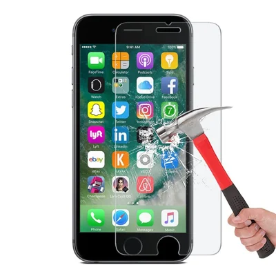 ENKAY HAT PRINCE till iPhone SE (2020)/SE (2022)/8/7 4,7 tum 2.5D Härdat Glas Skärmskyddsfilm 0,26 mm 9H Bågkant