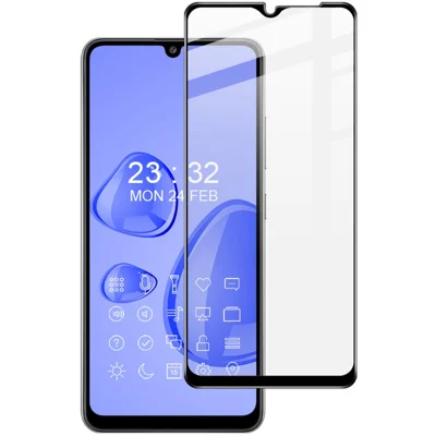 IMAK Pro+ Series 9H AGC Glass Anti-scratch Full Coverage Full Glue Tempered Glass Screen Protector Film for Samsung Galaxy A33 5G