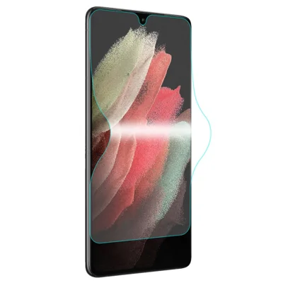 ENKAY HAT PRINCE für Samsung Galaxy S22 Ultra 5G Hydrogel-Folie Hohe Empfindlichkeit Weiche TPE+PET+TPU Vollklebe Transparente Displayschutzfolie