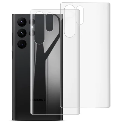 IMAK for Samsung Galaxy S22 Ultra 5G 2Pcs/Set Hydrogel Film III Back Cover Ultra-slim Smooth Touch TPU Protector HD Film