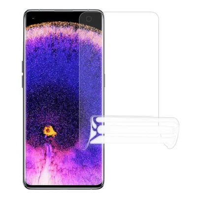 Película de Ecrã de TPU Hidrogel Macia Ultraclara à Prova de Choques com Cobertura Total para Oppo Find X5