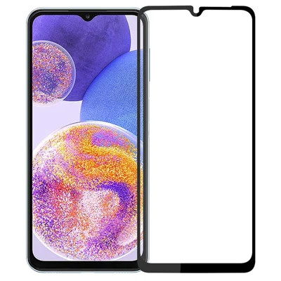 PINWUYO JK Panzerglas-Folie Serie-2 für Samsung Galaxy A23 5G (Global Version) / 4G Vollklebe-Vollschutz-Schirmschutz Anti-Bruch Anti-Öl HD-Folie