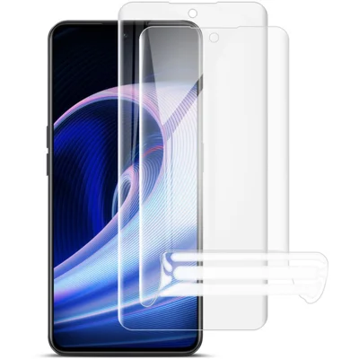 IMAK para OnePlus Ace/10R 5G 2 Uds/Juego película hidrogel III Protector de pantalla suave Protección de cobertura completa Transparente Película de TPU flexible hidrogel