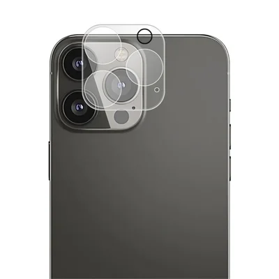 Protector de lente de cámara MOCOLO para iPhone 14 Pro 6.1 pulgadas, película protectora de vidrio templado a prueba de salpicaduras y a prueba de roturas con estampado de seda