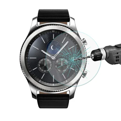 HAT PRINCE 0.2mm 9H Verre trempé Protecteur d'écran pour Samsung Gear S3 Classic / Frontier
