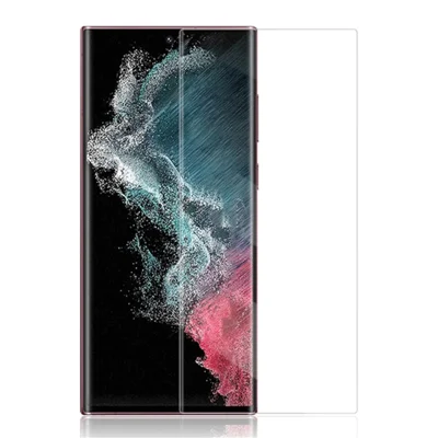 MOCOLO 3D Curved UV Liquid Tempered Glass Film for Samsung Galaxy S23 Ultra, Ultra Clear Full Cover Scratch-resistant Screen Protector
