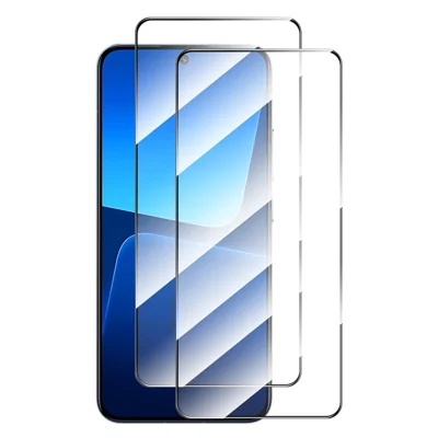 ENKAY HAT PRINCE 2 st / förpackning För Xiaomi 13 5G Känslig Berörning Sprängsäker Skärmskydd 0,26 mm 9H 2,5D Bågkant Helt Lim Hög Aluminium-kiseldioxidfilm