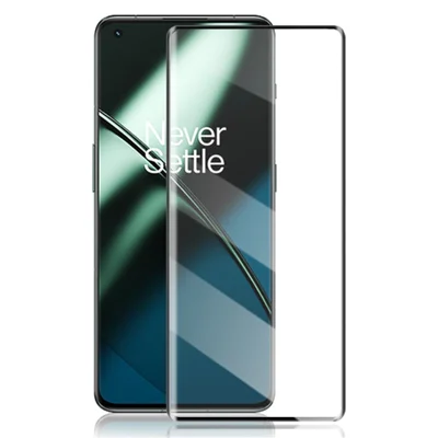 MOCOLO For OnePlus 11 5G / 9 Pro / 10 Pro / Oppo Find X3 Pro / Find X5 Pro Anti-explosion Screen Protector Full Glue 3D Curved Tempered Glass Film - Black
