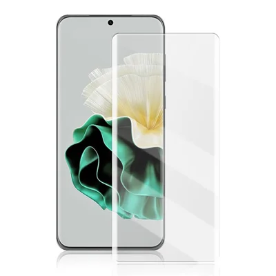 MOCOLO لجهاز Huawei P60 / P60 Pro واقي شاشة سائل UV من الزجاج المقسّى الشفاف المنحني ثلاثي الأبعاد