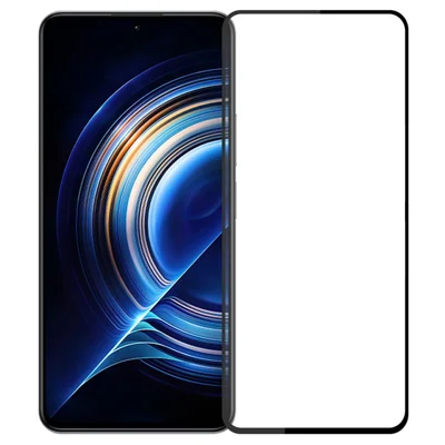 Serie de películas de vidrio templado MOFI JK-1 para Xiaomi Poco F5 Pro 5G / Redmi K60 5G / K60 Pro 5G Protector de pantalla Película adhesiva completa de vidrio de alto aluminio-silicio