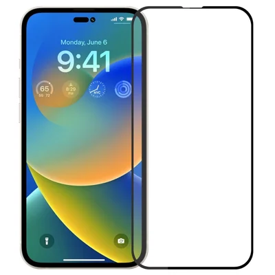 MOFI JK Tempered Glass Film Series-1 für iPhone 15 Pro Max Full Glue Screen Protector High Aluminum-silicon Glass Screen Film