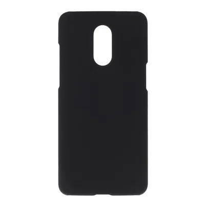 Glossy Rubberized Hard PC Phone Case for OnePlus 7 - Black