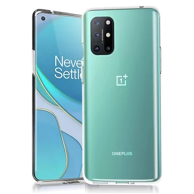 Anti-fingeraftryk Gennemsigtig Clear TPU Bagside til OnePlus 8T