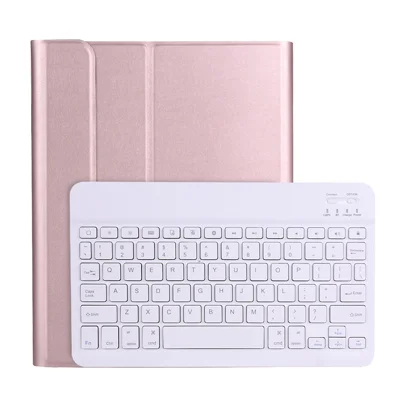 Obudowa z klawiaturą Bluetooth A11B-A dla iPad Air 11 (2025) / (2024) / Air (2020) / (2022) / Pro 11 (2018) / (2020) / (2021) / (2022) – różowe złoto